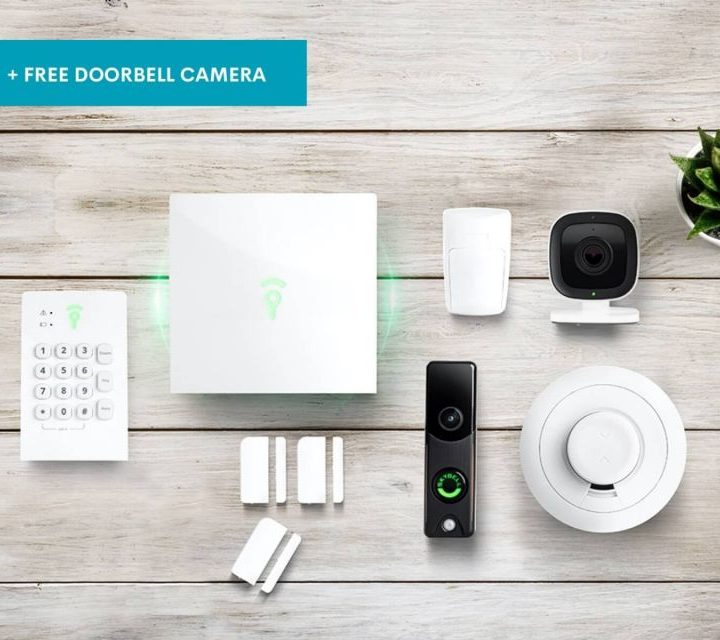 A flatly of the Frontpoint Bunker security package.