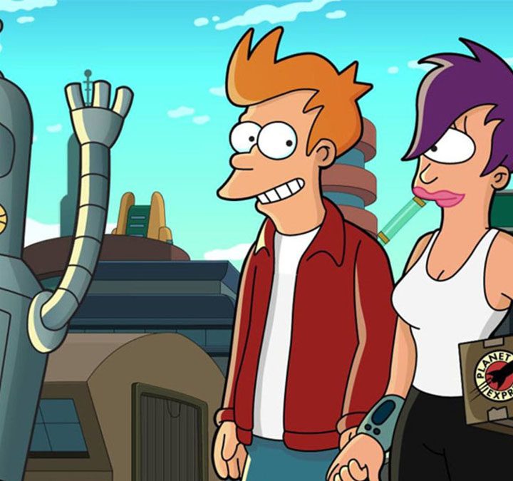 The main characters of Futurama.