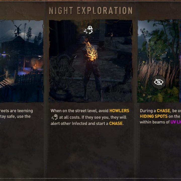 Tips on Nighttime exploration and Howlers in Dying Light 2.