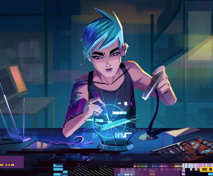 A depiction of a hacker from Intel's Project Circuit Breaker bug program.