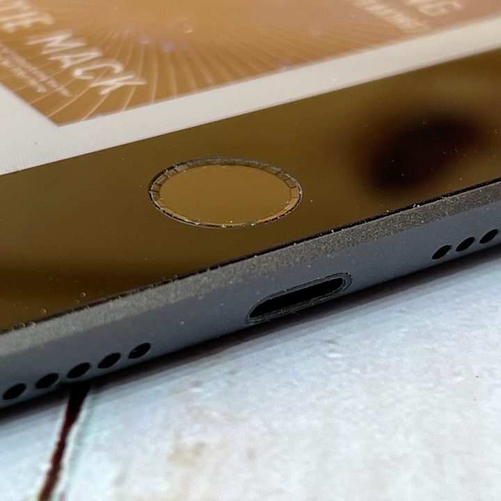 The TouchID sensor on the iPad 2021 is about the same.