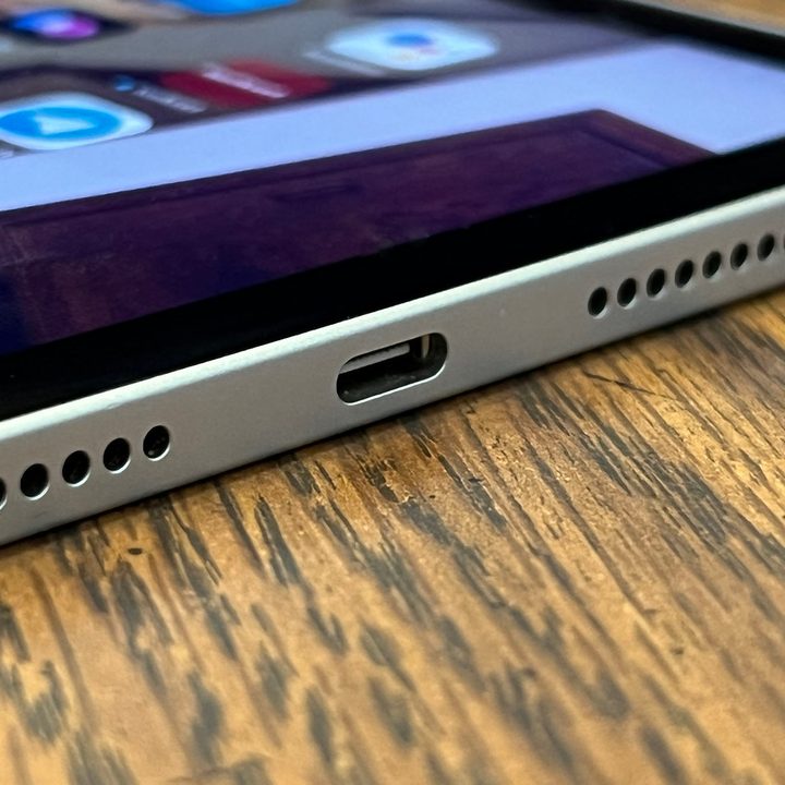 The iPad mini 2021 adopted the USB-C port for charging and data.