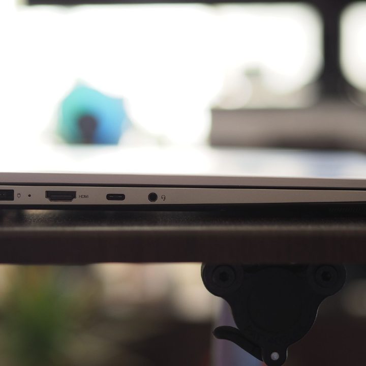 The left port view of the Lenovo IdeaPad Slim 7 Pro.