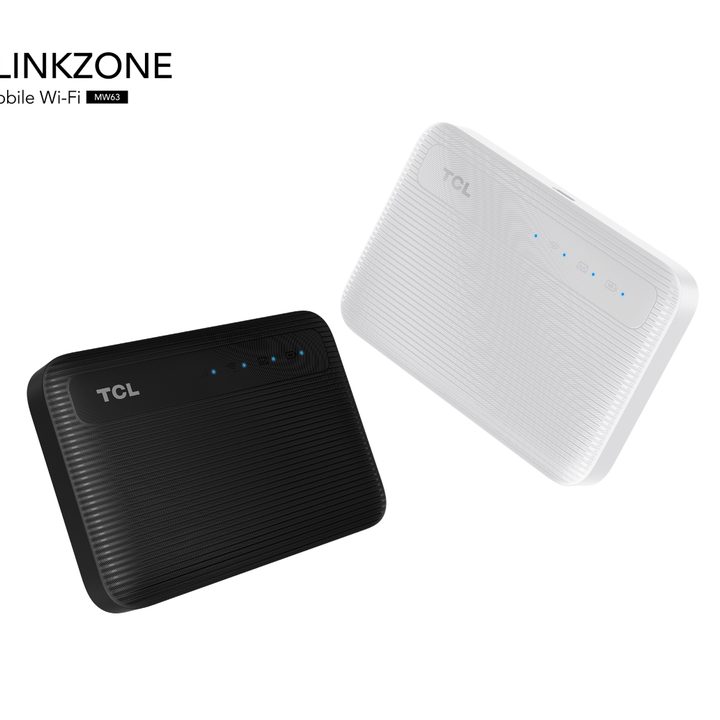 The Linkhub CAT6 Mobile Wi-Fi MW63 in black and white options.