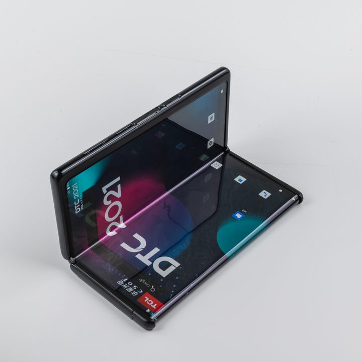 The TCL Fold 'N Roll concept smartphone.