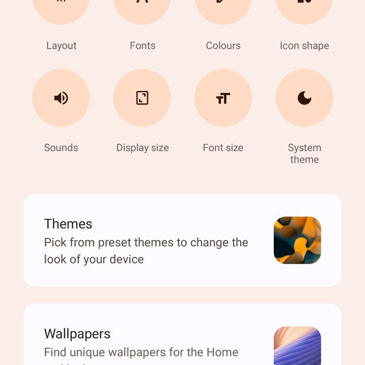 Motorola Edge Plus 2022 customization options.