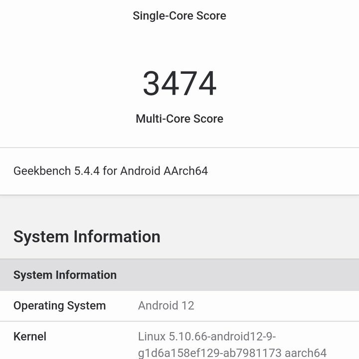 Motorola Edge Plus 2022 Geekbench 5 score.