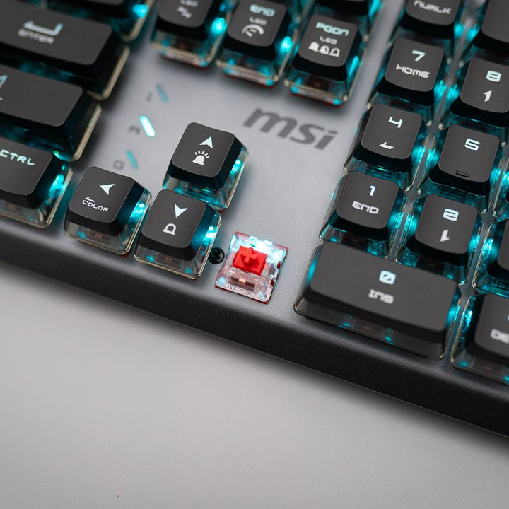 Switches on the MSI Vigor GK71 Sonic.