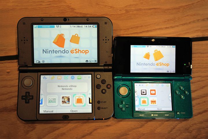 Photos of the 3DS eShops
