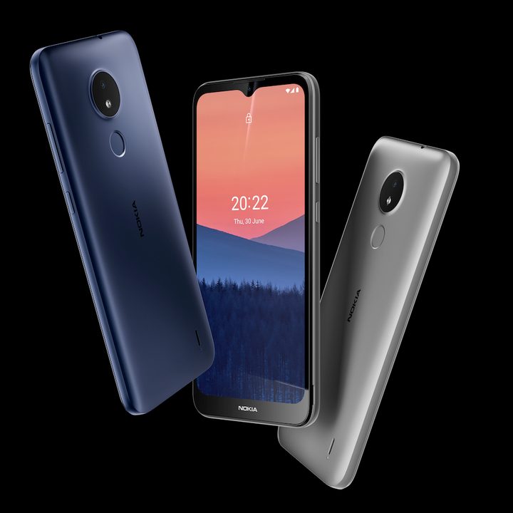 The Nokia C21 is available in several colors.