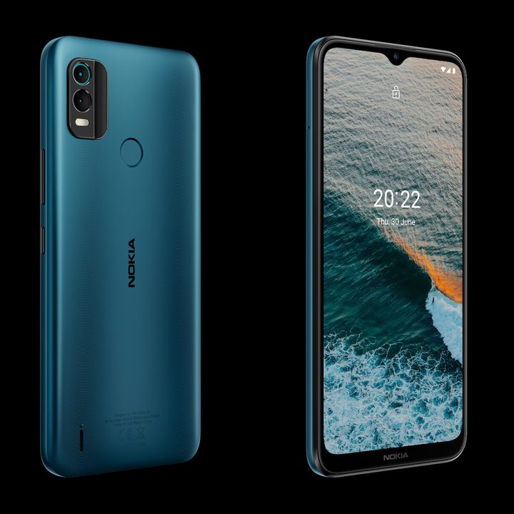 The Nokia C21 Plus features a UNISOC processor, with the choice of 32GB or 64GB of storage space.