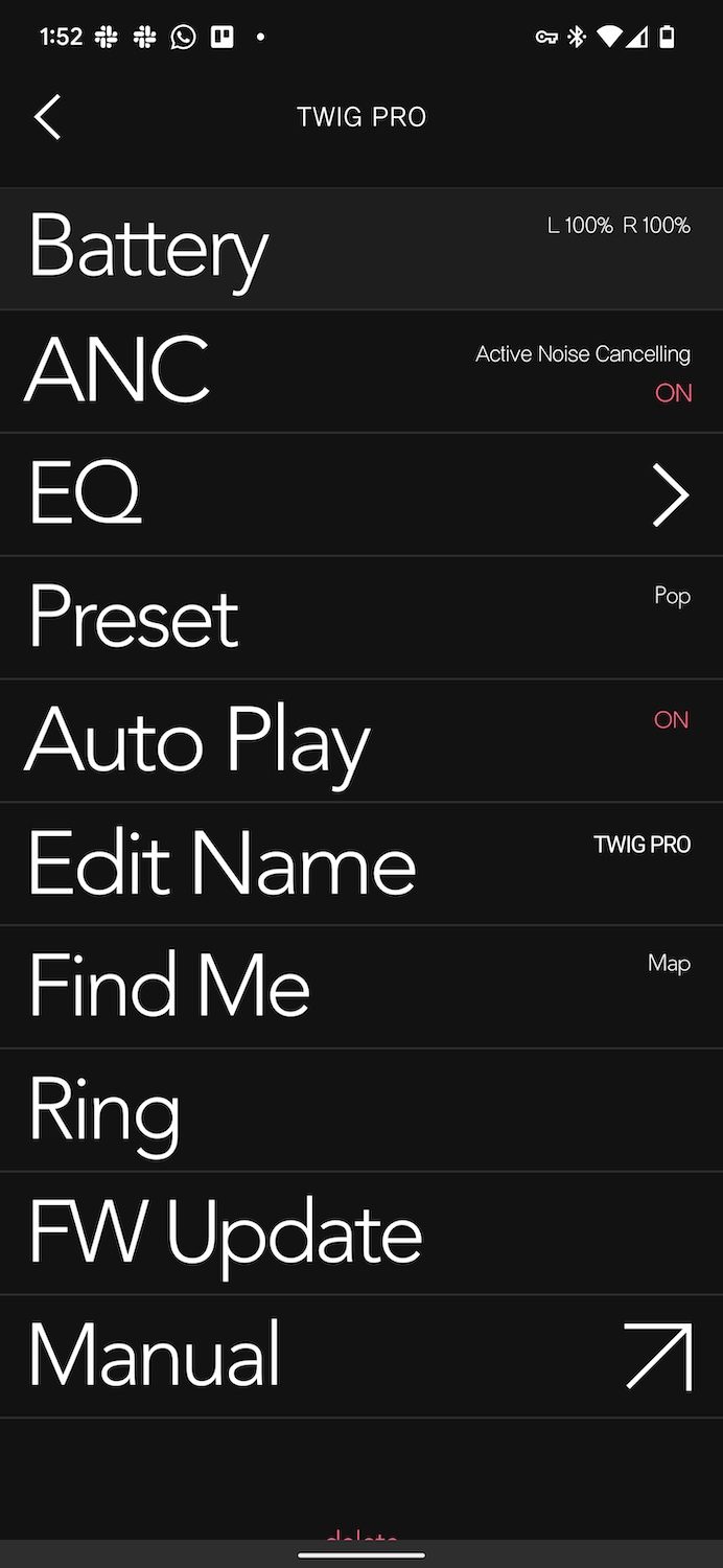 Oddict Twig Pro app.