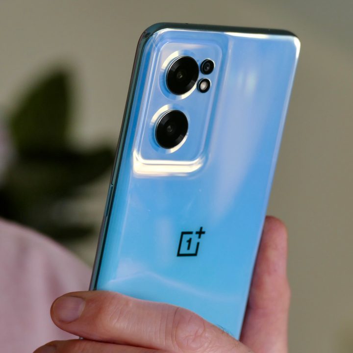 OnePlus Nord CE 2 5G camera seen from the back.