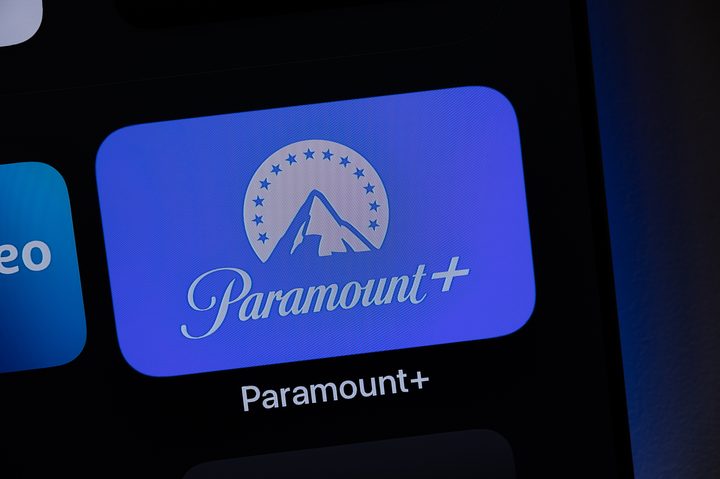 Paramount Plus logo.