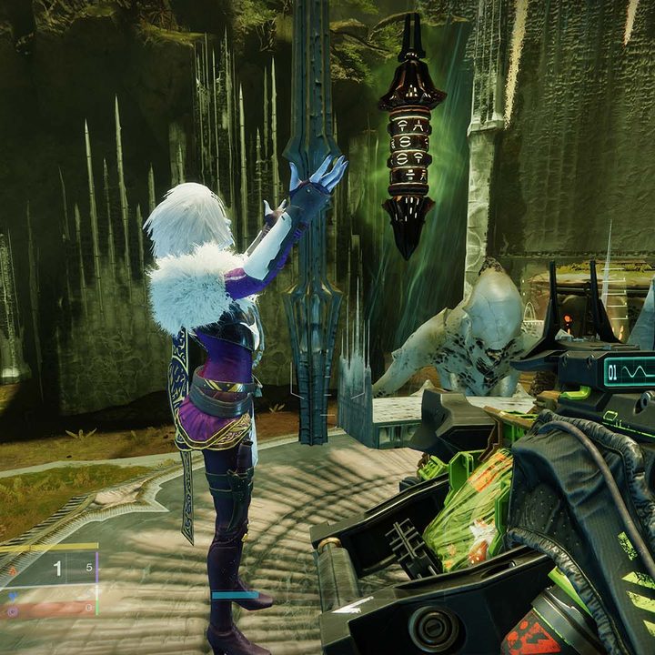 Mara Sov completes a ritual to unlock the Parasite weapon in Destiny 2.