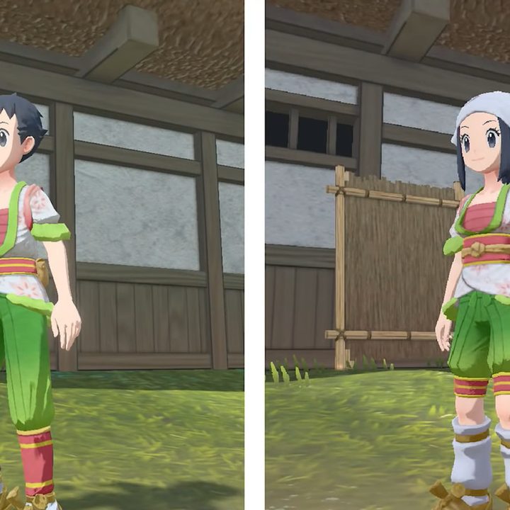 The kimono outfit in Pokémon Legends: Arceus.