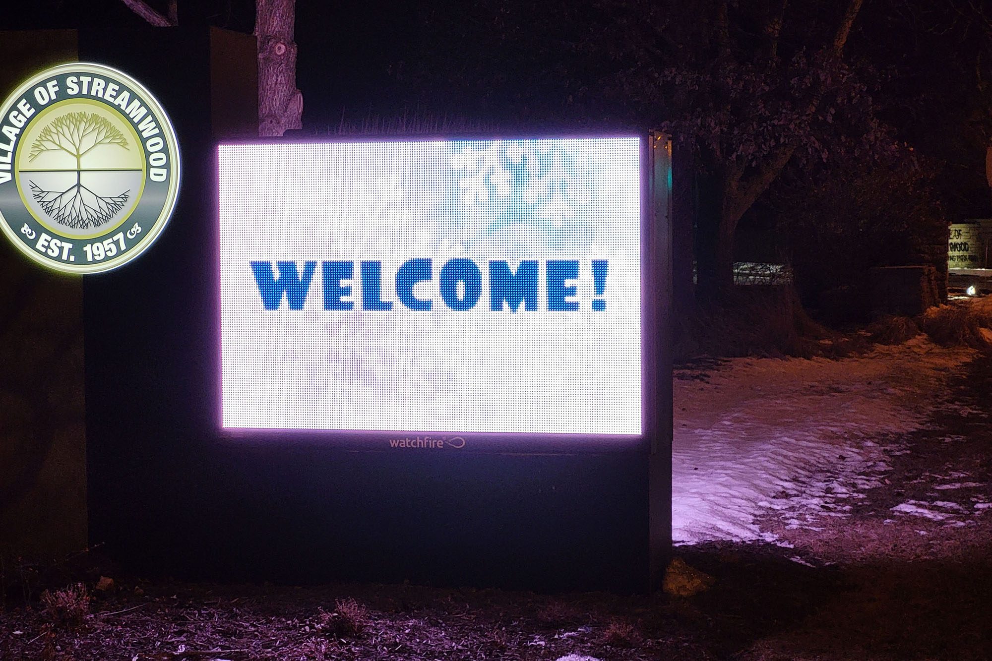 This is a sample photo of a sign from the 3X lens of the Samsung Galaxy S21 FE 5G.