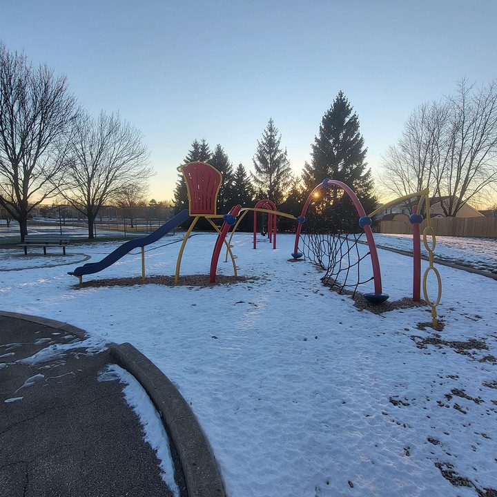 This is a sample photo of a playground from the ultrawide camera of the Samsung Galaxy S21 FE 5G.