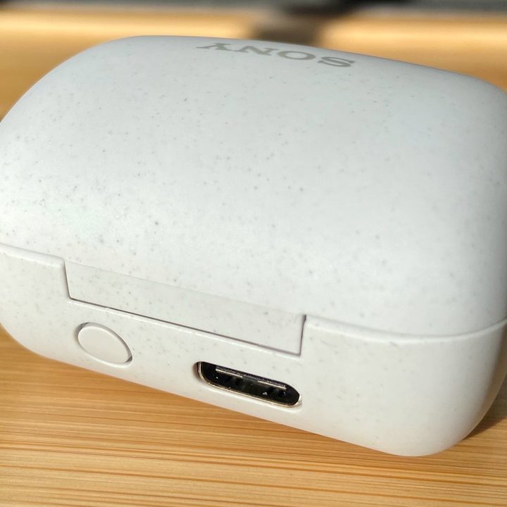 Sony LinkBuds charging case.