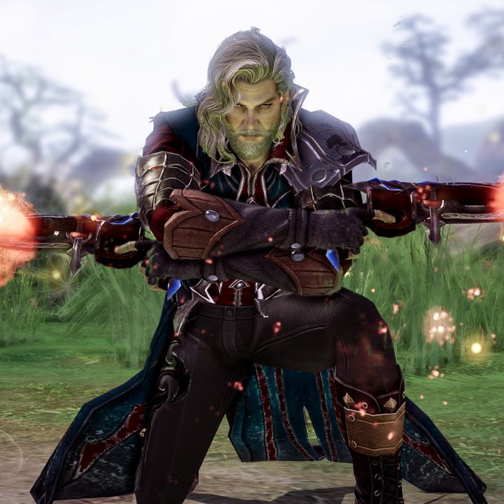 A gunslinger looking cool in Lost Ark.