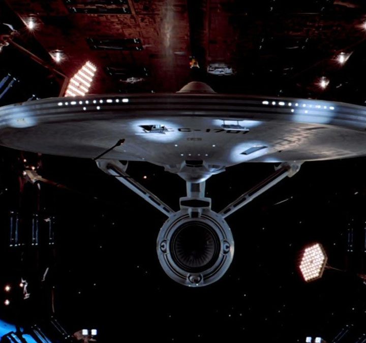 The Enterprise in Star Trek: The Motion Picture.