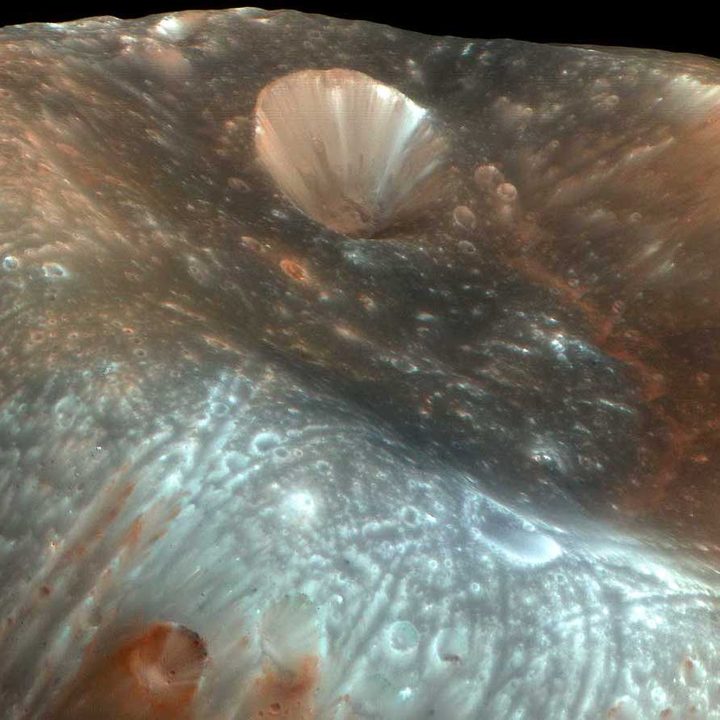 Mars' Stickney Crater.