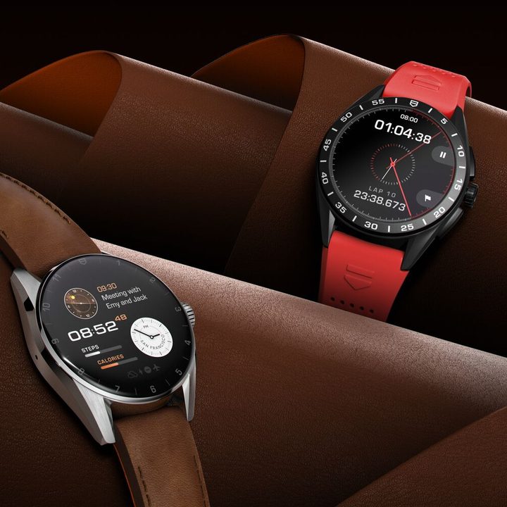 Tag Heuer Connected Calibre E4 smartwatches.