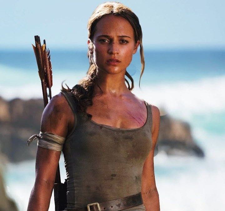 Alicia Vikander plays Lara Croft in Tomb Raider.