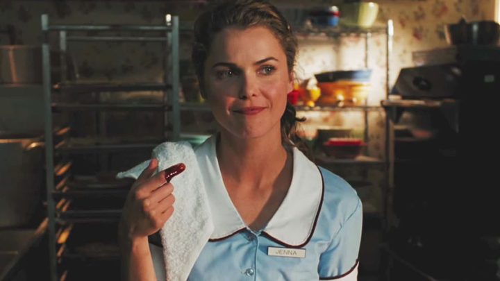 Keri Russell in Waitress.
