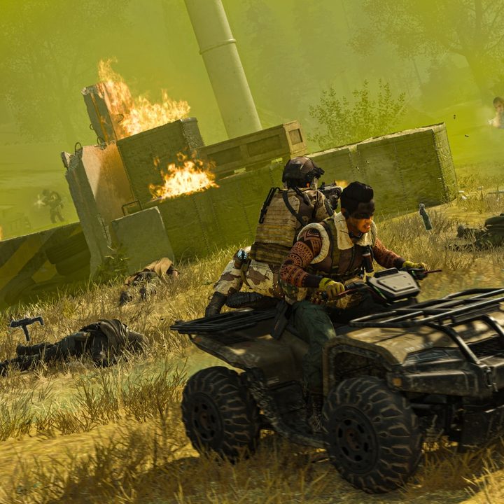 Driving past gas in Call of Duty: Warzone.