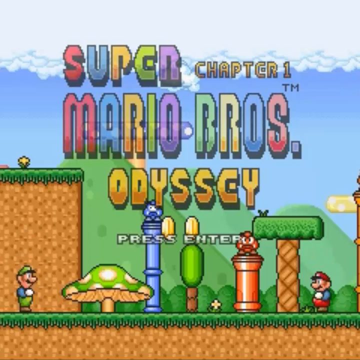 Super Mario bros odyssey 2D.