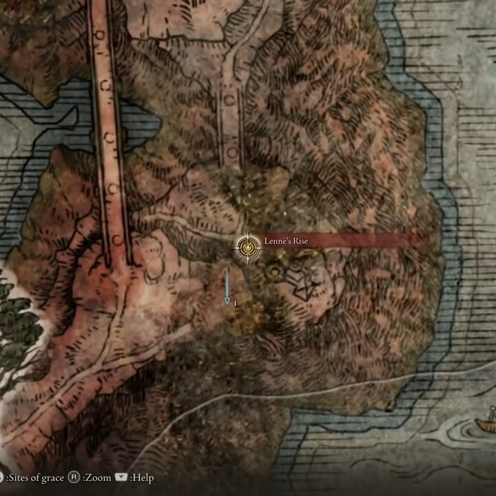 Lenne's Rise location on a map.