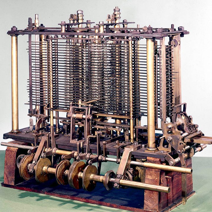 The Analytical Engine, developed by Charles Babbage.