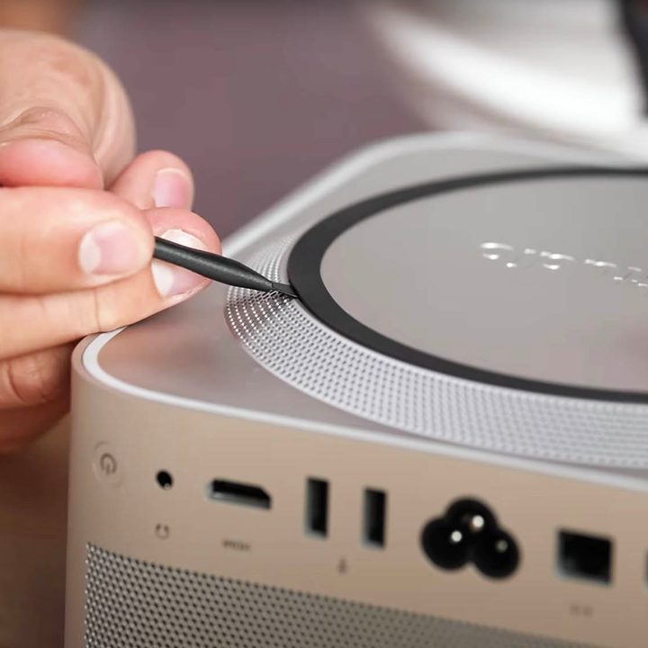 A still of a Mac Studio teardown from Max Tech's Youtube video.