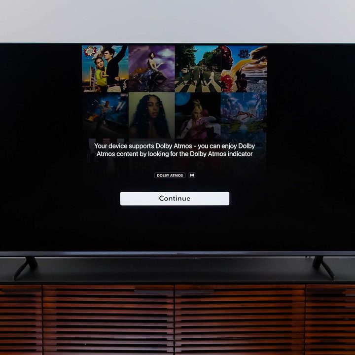 Dolby Atmos and Dolby Vision on the Apple TV 4K.