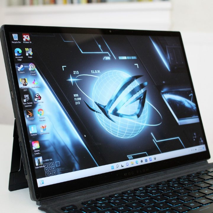 The screen of the ROG Flow Z13.
