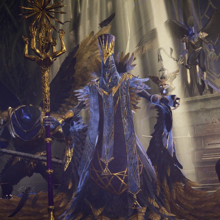 A group of Gallu in a threatening stance in Babylon's Fall.