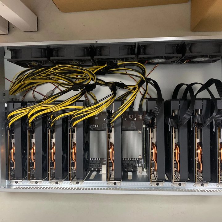 RTX 3060 custom mining system.