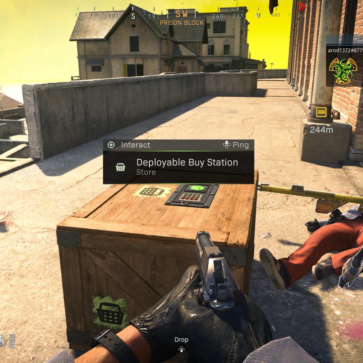 A Deployable Buy Station in Call of Duty: Warzone.
