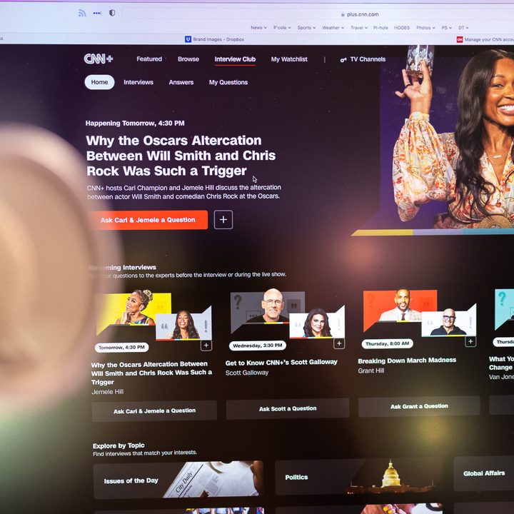 CNN Plus as seen on the CNN website.