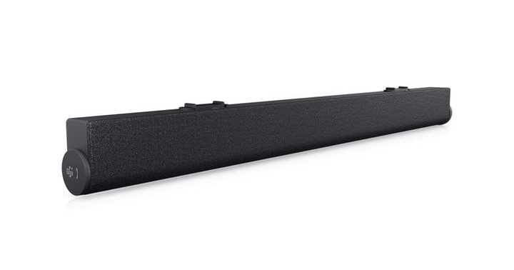 The Dell Slim conferencing Soundbar against a white background.