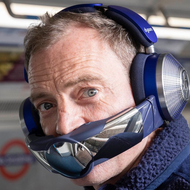 Dyson Zone air-purifying headphones.