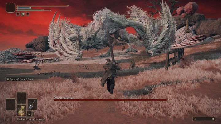 The Decaying Ekzykes dragon in Elden Ring.