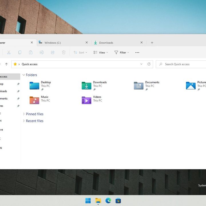 A screen shot shows Windows 11's tabs in the File Explorer.