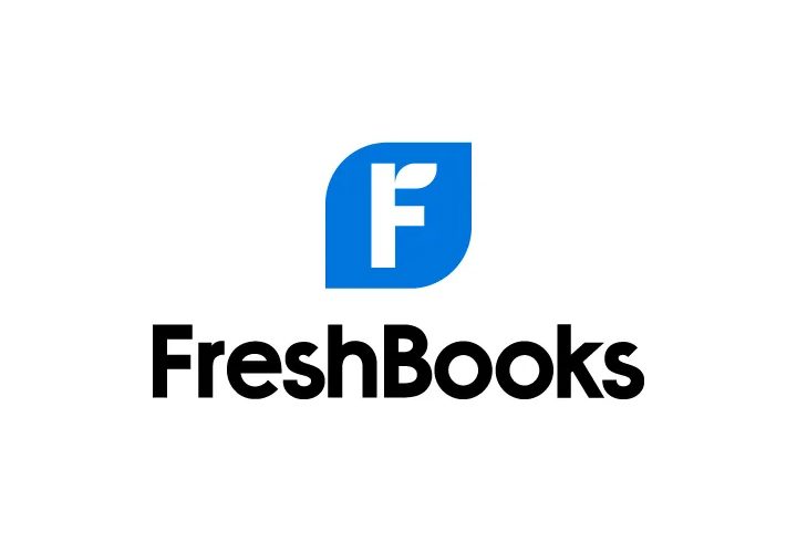 The Freshbooks logo on a white background.