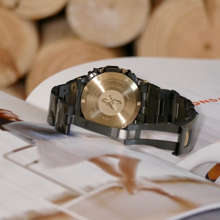 The G-Shock MRG-B5000B's bezel and upper case are made from 25 different pieces.