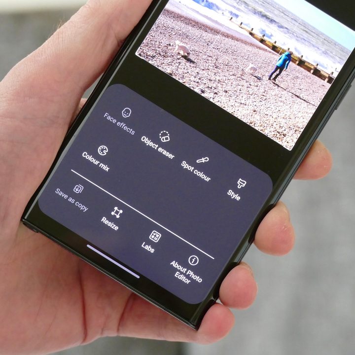 Samsung Labs mode in the Galaxy S22 Ultra's Photo Editor.