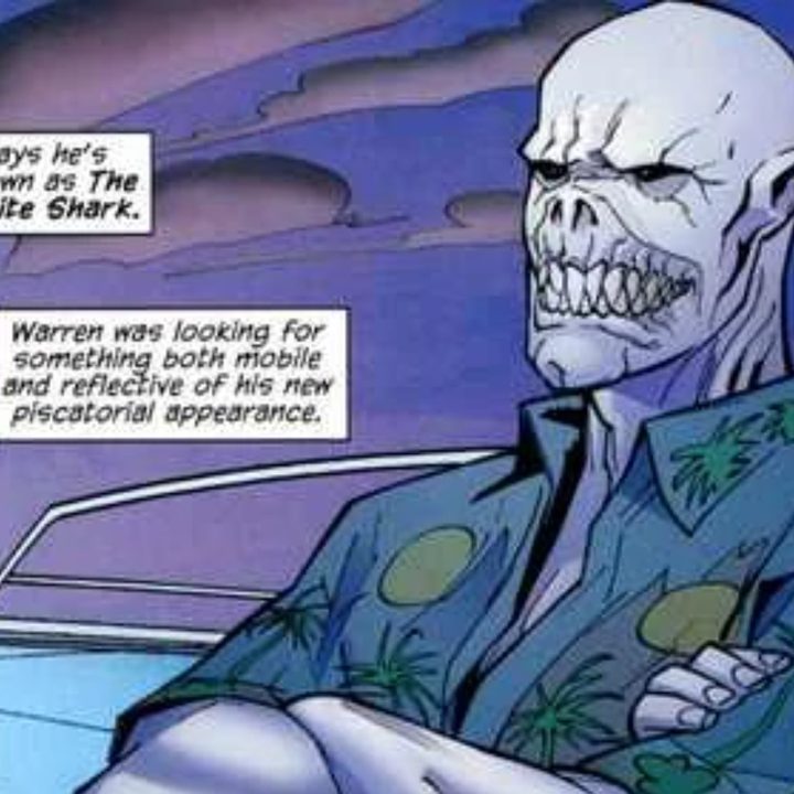 Great White Shark out on his boat in the Batman comics.