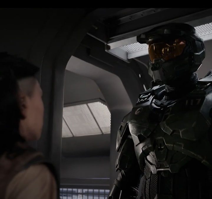 Master Chief in Halo.