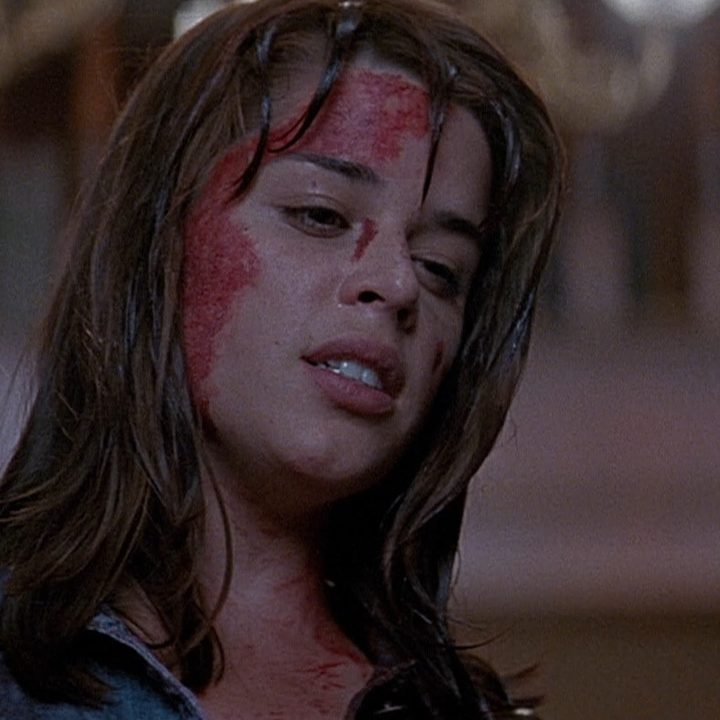 Sidney Prescott is looking at the killer in Scream